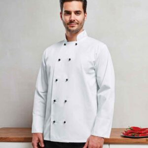 Premier Unisex Cuisine Chef's Jacket | White