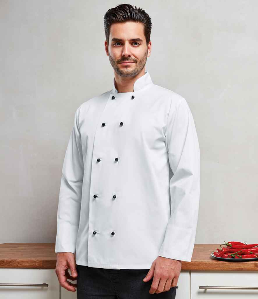 Premier Unisex Cuisine Chef's Jacket | White
