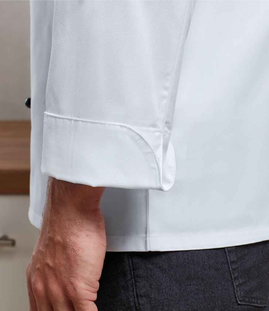 Premier Unisex Cuisine Chef's Jacket | White - Image 2