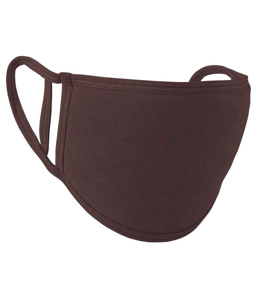 Premier Washable 2-Ply Face Cover - Pack of 5 | Brown