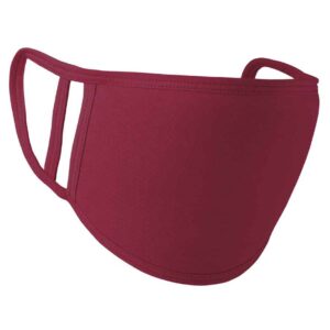 Premier Washable 2-Ply Face Cover - Pack of 5 | Burgundy