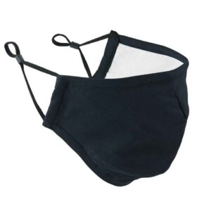 Premier Washable 3-Layer Face Mask with Carbon Filter Option | Black