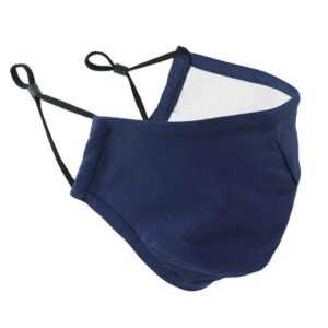 Premier Washable 3-Layer Face Mask with Carbon Filter Option | Navy
