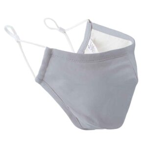 Premier Washable 3-Layer Face Mask with Carbon Filter Option | Silver