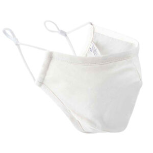Premier Washable 3-Layer Face Mask with Carbon Filter Option | White