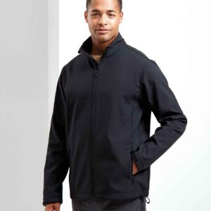 Premier Windchecker® Recycled Printable Soft Shell Jacket | Black