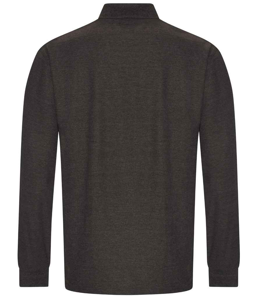 Pro RTX Pro Long Sleeve Piqué Polo Shirt | Charcoal - Image 2