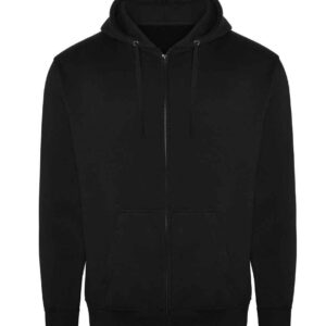 Cotton Blend Zip Hoodie