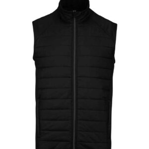 Proact Dual Fabric Sports Bodywarmer | Black/Black