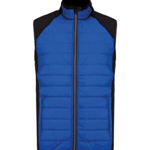 Proact Dual Fabric Sports Bodywarmer | Dark Royal Blue/Black