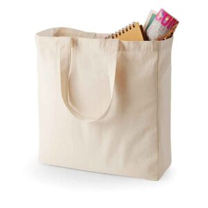 Quadra Canvas Classic Shopper | Natural