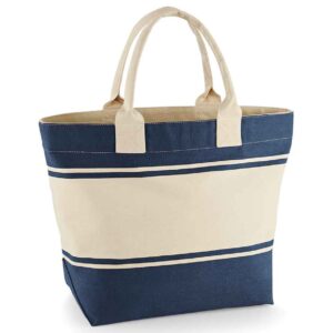 Quadra Canvas Deck Bag | Navy/Off White