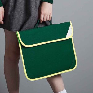Quadra Enhanced-Viz Book Bag | Bottle Green
