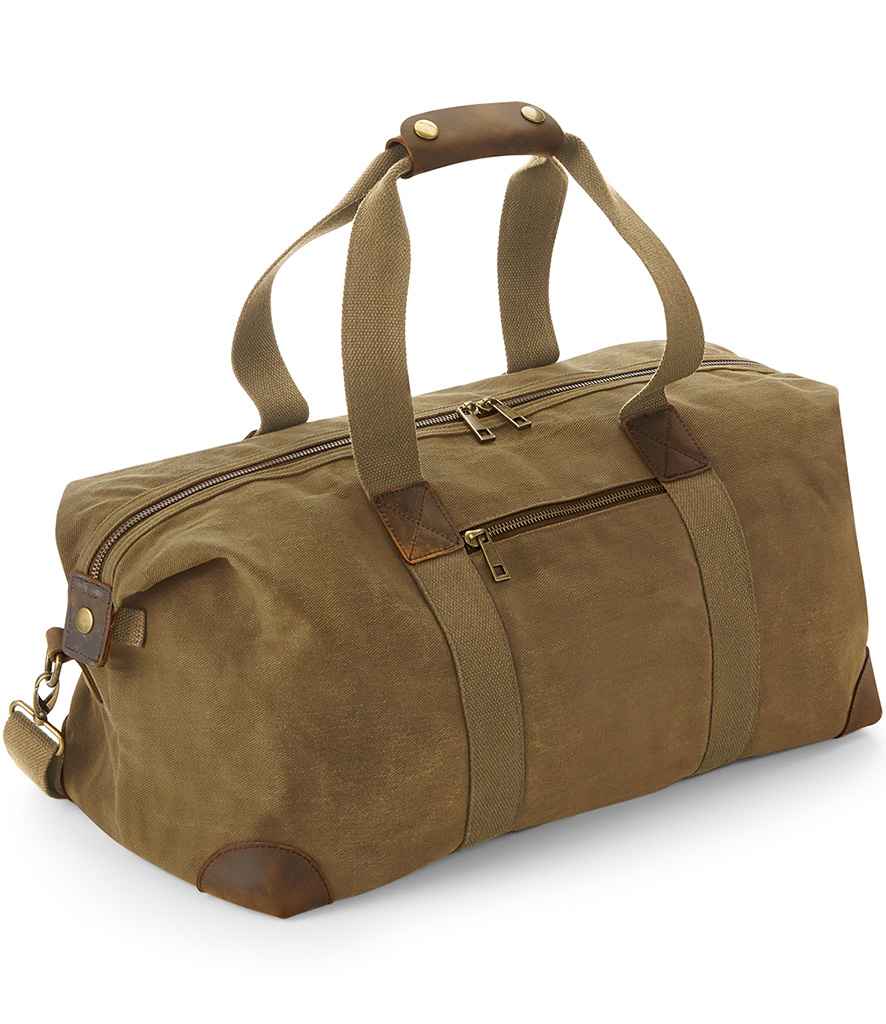 Quadra Heritage Waxed Canvas Holdall | Desert Sand