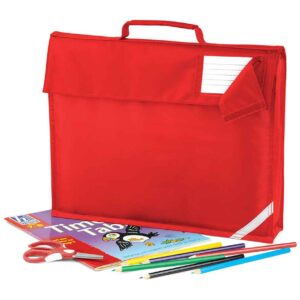 Quadra Junior Book Bag | Bright Red