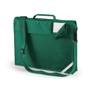 Quadra Junior Book Bag with Strap | Bottle Green