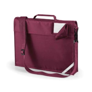 Quadra Junior Book Bag with Strap | Burgundy