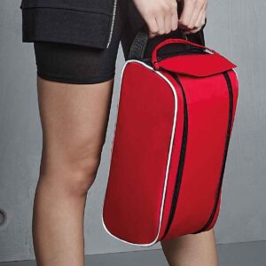 Quadra Teamwear Shoe Bag | Red/Black/White