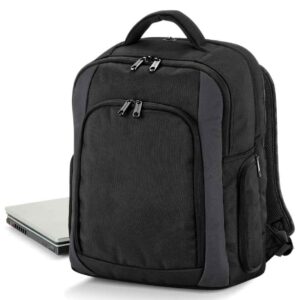 Quadra Tungsten™ Laptop Backpack | Black/Graphite Grey