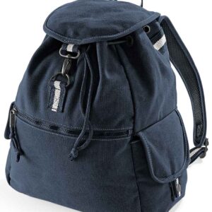 Quadra Vintage Canvas Backpack | Vintage Oxford Navy