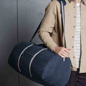 Quadra Vintage Canvas Holdall | Vintage Oxford Navy