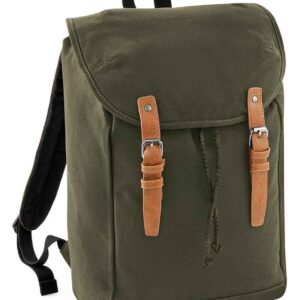 Quadra Vintage Rucksack | Military Green