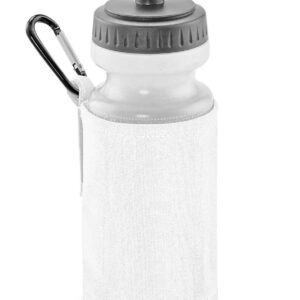 Quadra Water Bottle and Holder | White