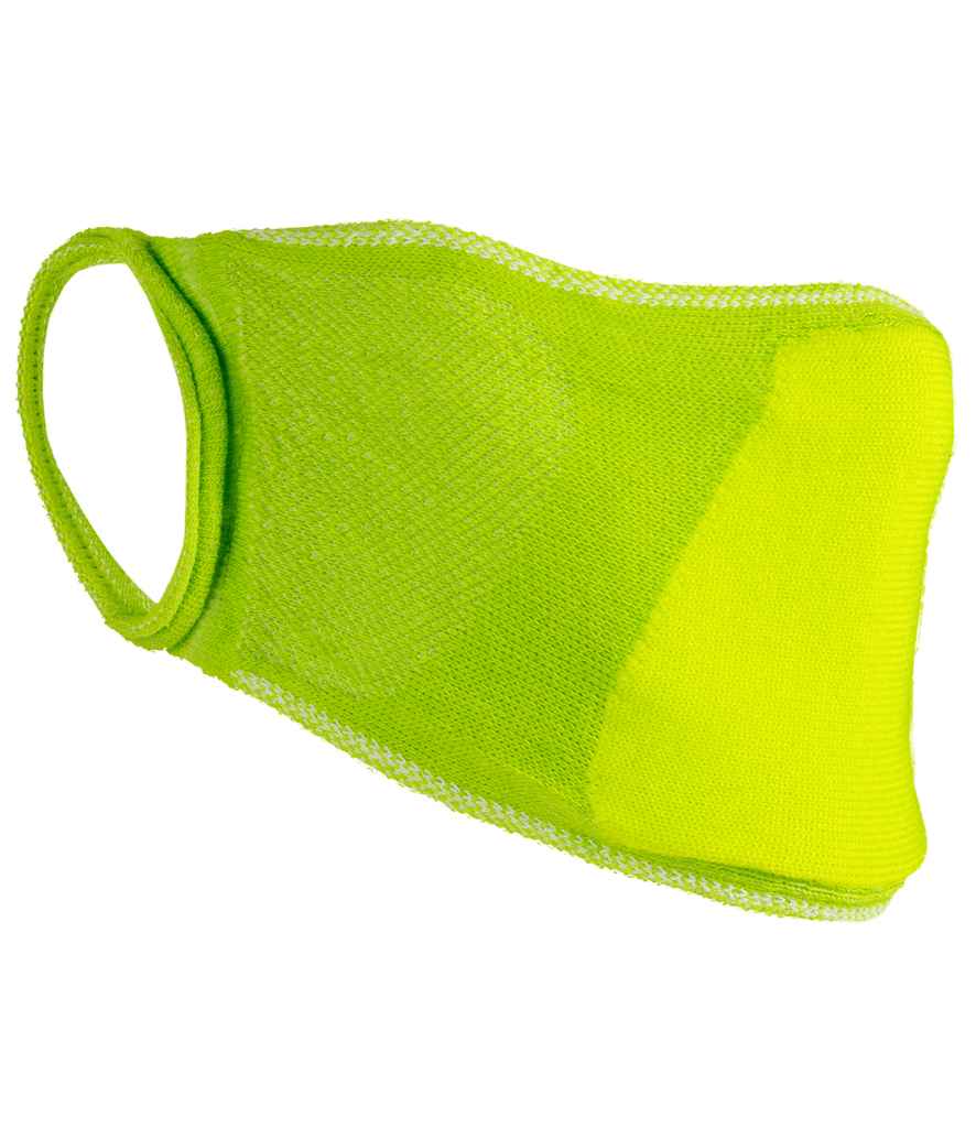 Result Anti-Bacterial Face Cover | Lime Green