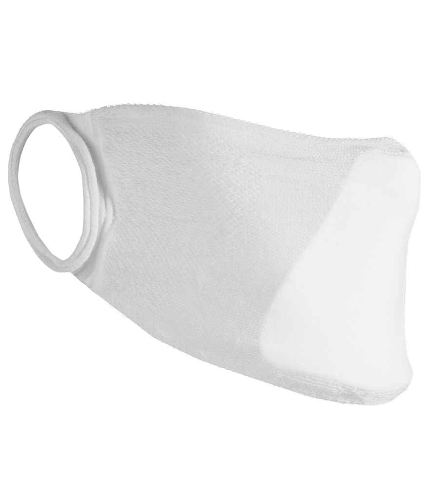 Result Anti-Bacterial Face Cover | White
