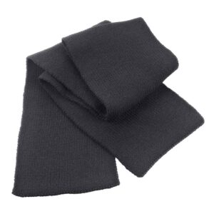 Result Classic Heavy Knit Scarf | Charcoal
