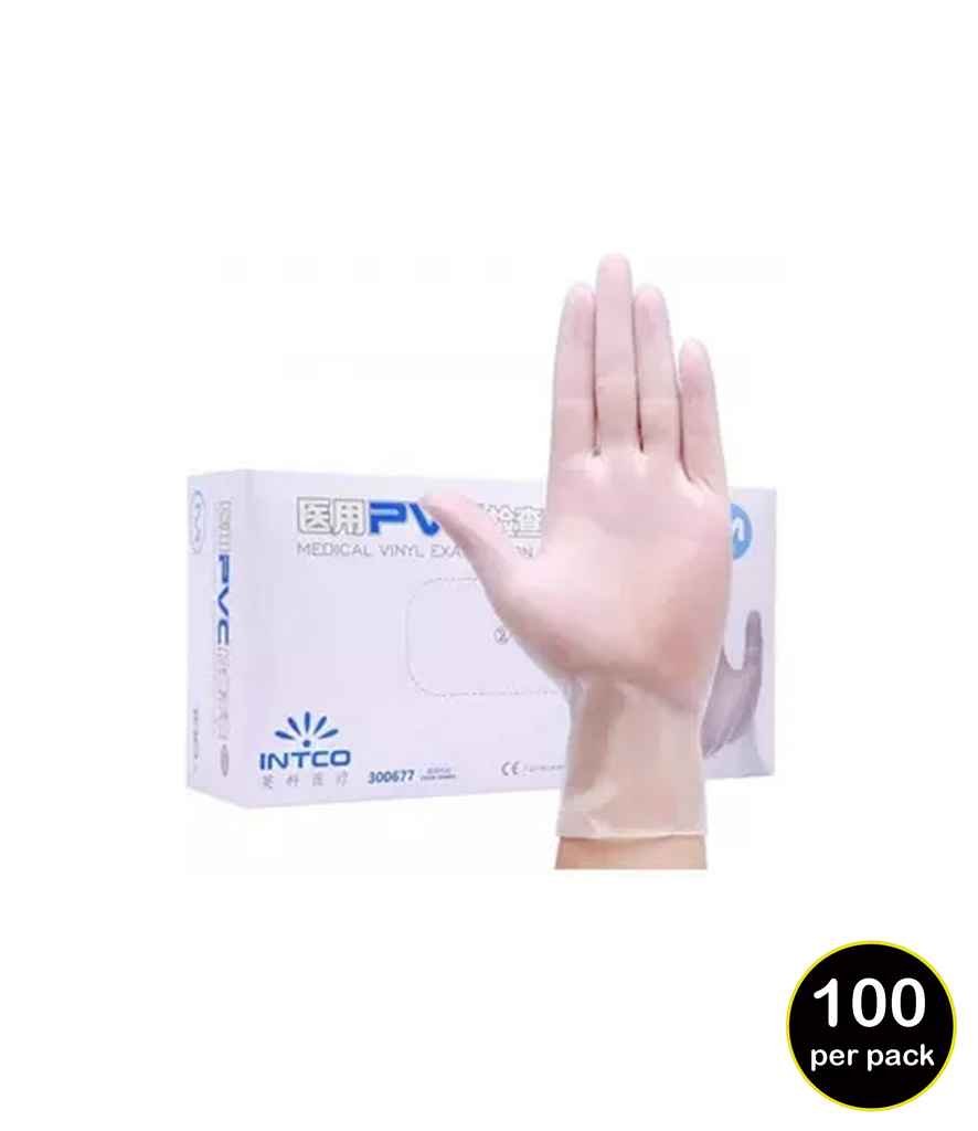 Result Clear Synthetic Vinyl Disposable Gloves | Clear
