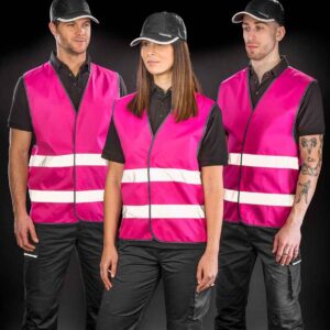 Result Core Enhanced Vis Vest | Fluorescent Pink