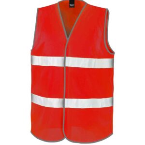 Result Core Enhanced Vis Vest | Red