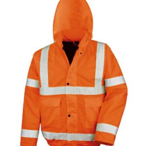 Result Core Hi-Vis Winter Blouson Jacket | Fluorescent Orange