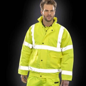 Result Core Hi-Vis Winter Blouson Jacket | Fluorescent Yellow