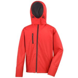 Result Core Hooded Soft Shell Jacket | Red/Black