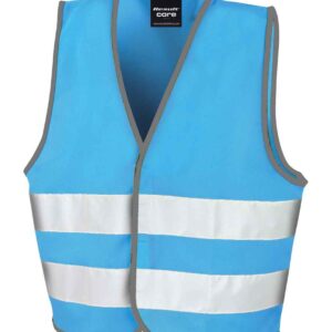 Result Core Kids Enhanced Vis Vest | Sky Blue