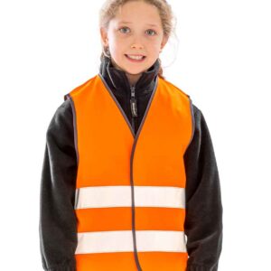 Result Core Kids Hi-Vis Safety Vest | Fluorescent Orange