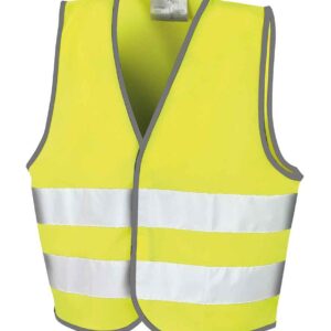 Result Core Kids Hi-Vis Safety Vest | Fluorescent Yellow