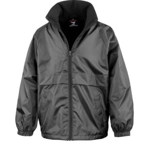 Result Core Kids Micro Fleece Lined Jacket | Black
