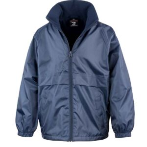 Result Core Kids Micro Fleece Lined Jacket | Navy