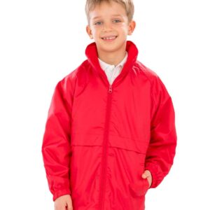 Result Core Kids Micro Fleece Lined Jacket | Red