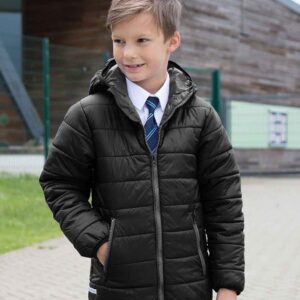 Result Core Kids Padded Jacket | Black/Black