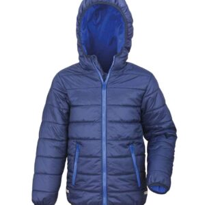Result Core Kids Padded Jacket | Navy/Royal Blue