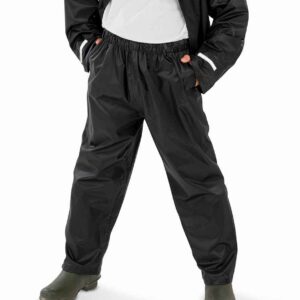 Result Core Kids Waterproof Overtrousers | Black