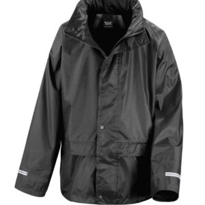 Result Core Kids Waterproof Rain Suit | Black