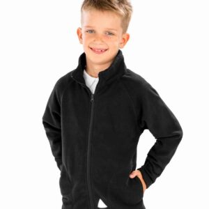 Result Core Kids/Youths Micro Fleece Jacket | Black