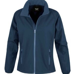 Result Core Ladies Printable Soft Shell Jacket | Navy/Navy