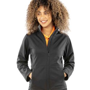 Result Core Ladies Soft Shell Jacket | Black