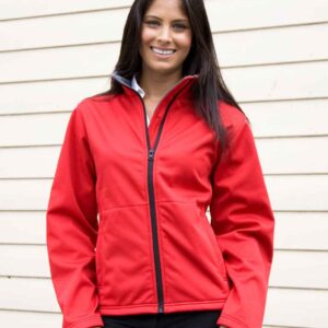 Result Core Ladies Soft Shell Jacket | Red